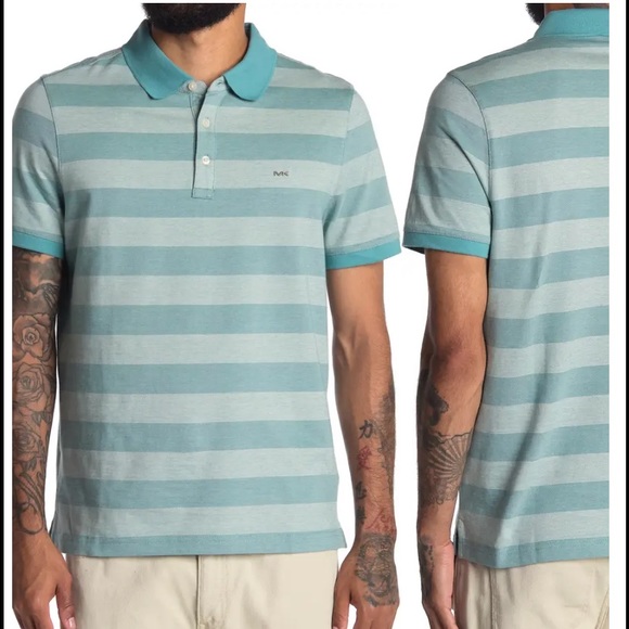Michael Kors Other - MICHAEL KORS Birdseye Striped Polo Shirt